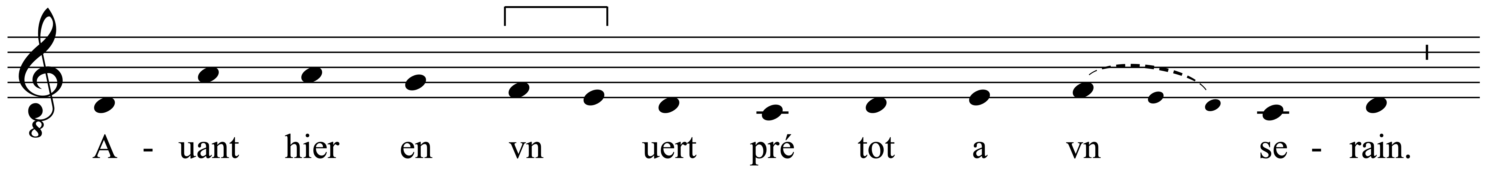 Work musical notation